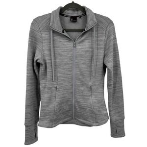 Spyder Active Women's Full Zip Jacket Gray Size Medium
